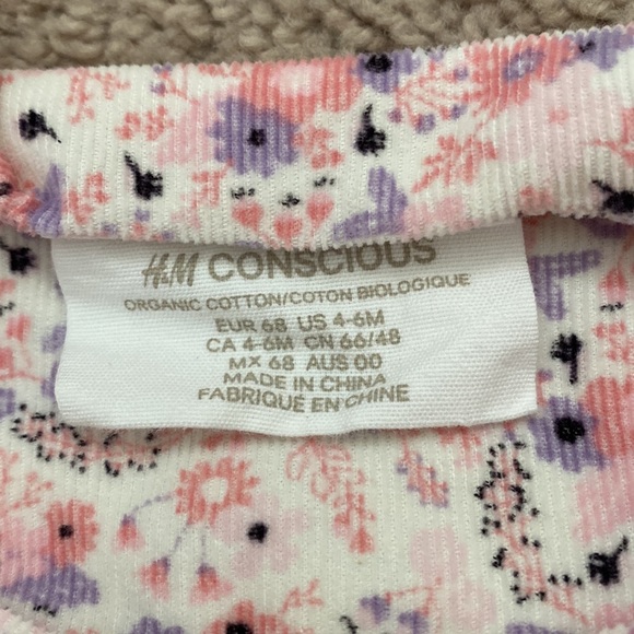 H&M Baby Floral Dress Size 4-6 Months - Picture 5 of 6